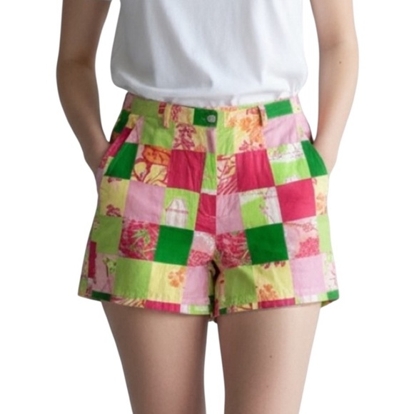Lilly Pulitzer Pants - Lilly Pulitzer Colorful Patchwork Shorts